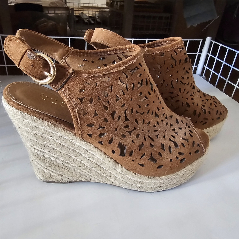 Brown Wedge Sandals